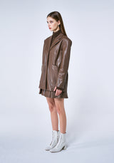 HAZELNUT OVERSIZED VEGAN LEATHER JACKET (6624220479606)
