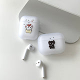 ブラック - サプライズ サムキャット カップル AirPods Case_マット