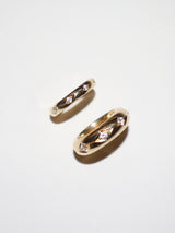 RHOMBUS CARVED RING (THICK/GOLD)