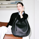 ADD HOBO BAG_LEATHER_BLACK