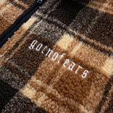 プレードテディファージャケット / PLAID TEDDY FUR JACKET