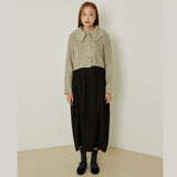 アズールショートカーディガン / Azure short cardigan (brown)