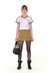 VラインスポーティーTシャツ