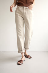 トゥギャザージーンズ / TOGETHER JEANS / BEIGE STRAIGHT PANTS