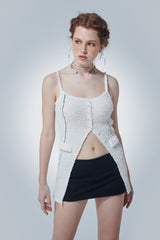 ラインニットベスト / LINE KNIT VEST