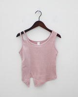 アンバランススリーブレス/Unbalanced sleeveless (3color)