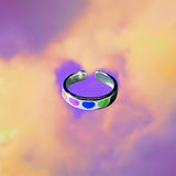 レインボーハートリング/Rainbow heart ring