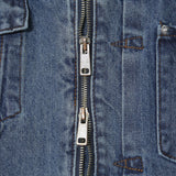 RU8314 Unbalanced Jean Jacket (2 colors)