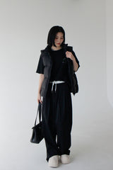 オビカラーマッチングマルチスラックス/Obi Color Matching Multi Slacks (2color)