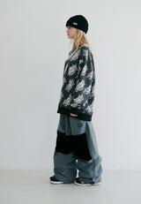スーパーワイドパンツ / BSR2223FWPT013 DSXBR WSS SUPER WIDE PANTS KHAKI