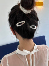 matt hair snaps - cloud (2pcs)