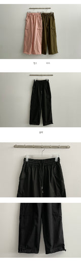 モチツーウェイヘムストリングカーゴパンツ / Mochi Two-Way Hem String Cargo Pants