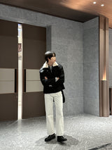 ロエウールカラースエードジャケット / loe wool collar suede jacket (3 colors)