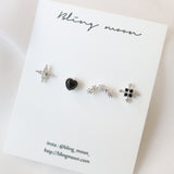 グリッターピアスセット / [4 set] glitter piercing set