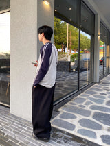 トラックラグランレタリングロングスリーブ