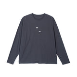 [GRFT]スプリットロングスリーブTシャツ/[GRFT] GRFT SPLIT LONG SLEEVE TEE (CHARCOAL)