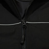 ラウンドラインフーデッドジャケット/BSR2223FWJK045 ROUND LINE HOODED JACKET BLACK