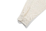 パンチングニットウェスタンシャツ / PUNCHING KNIT WESTERN SHIRT_OATMEAL