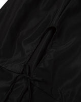 WRAP SKIRT BOOT CUT (BLACK)