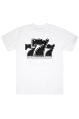 ウィッシュユーラックTシャツ/WISH YOU LUCK 1/2 T-SHIRT_WHITE
