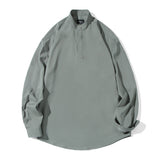 オーバーフィットプルオーバーシャツ/Overfit Pullover Shirts S58 Khaki Gray