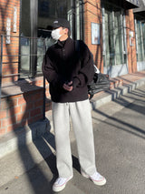 キャンディーデイリールーズフィットカラニット/CANDY DAILY LOOSE FIT KARA KNIT