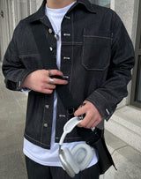 DEFデニムルーズフィットジャケット/DEF DENIM LOOSEFIT JACKET