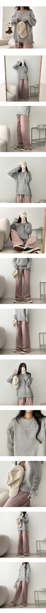 Turtlene Ribbon Accentuated Knit
