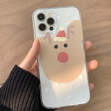 ルドルフ_スノークリスマスフォーンケーススマホグリップセット_グリッター