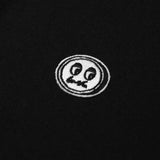 Boring day Smile Wappen long Sleeve T55 Black (6614928425078)