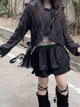 トッポギフードカーディガン / Tteokbokki hooded cardigan