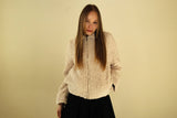 Snowflake fur jacket