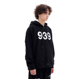 939 LOGO HOOD ZIP-UP (BLACK) (6610809454710)