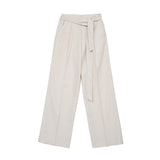 FLベルトサイドバンディングワイドスラックス/FL Belted Side Banding Wide Slacks (4 colors)