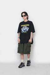 イエローラモーンズ半袖Tシャツ