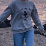 タキシードキャットクラブスウェットシャツ / TUXEDO CAT CLUB SWEATSHIRT GRAY