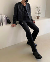 セミデストロイドブーツカットデニム/MG605 Semi Destroyed Bootcut Denim