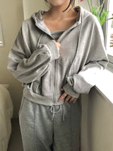 メローラ フード ジップアップ セット