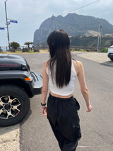 Margaret crop sleeveless 