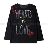 90's See-Through Painting Loose T-Shirt