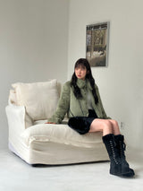 [MADE] Pudding Fur Jacket (Matcha Green)