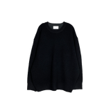 ウールニットスウェットシャツ/wool knit sweatshirt