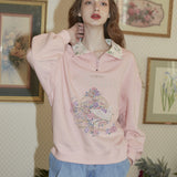Bird case Zip-up Sweatshirt (6681191055478)