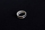 Double Flat Open Ring