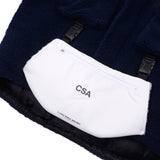 [UNISEX] HAND MUFF Navy Faux-Shearling Jacket (Navy) (6656100925558)