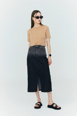 グラデーション デニムスカート / Gradation Denim Skirt