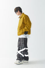 ポットXリフレクティブジョガーパンツ / BSR2223FWPT022 BSR POT-X REFLECTIVE JOGGER PANTS BLACK CHECK