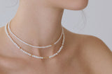 [14K] Piece Pearl Necklace