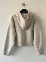 Chewy sweater hood zip up 