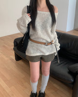 Wool off knit